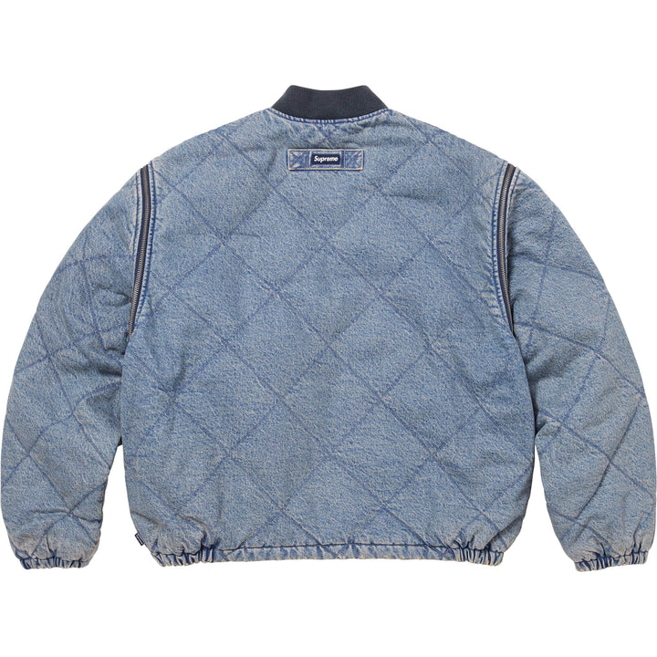 Supreme Zip-Off Sleeve Quilted Bomber Jacket 3colors FW25 | eBay