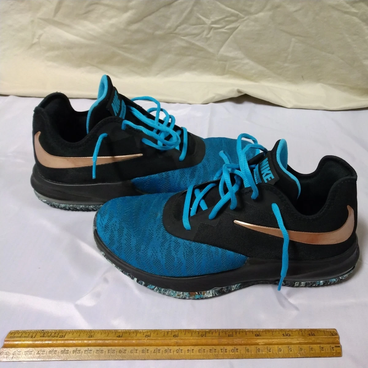Nike Air Max Infuriate 3 Low Black Blue | eBay