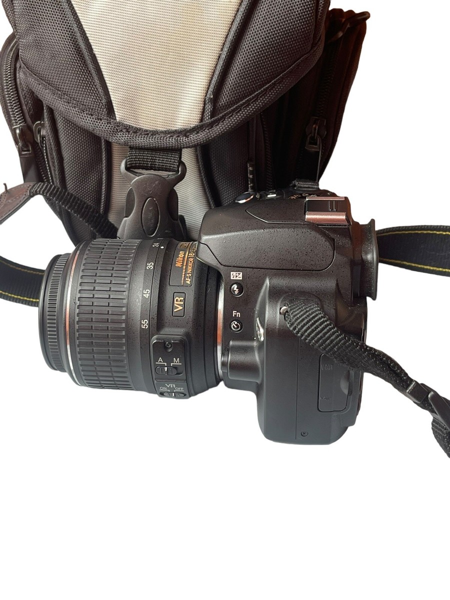 Nikon D60 DSLR Camera Black with AF-S DX Nikkor 18-55 mm VR Lens