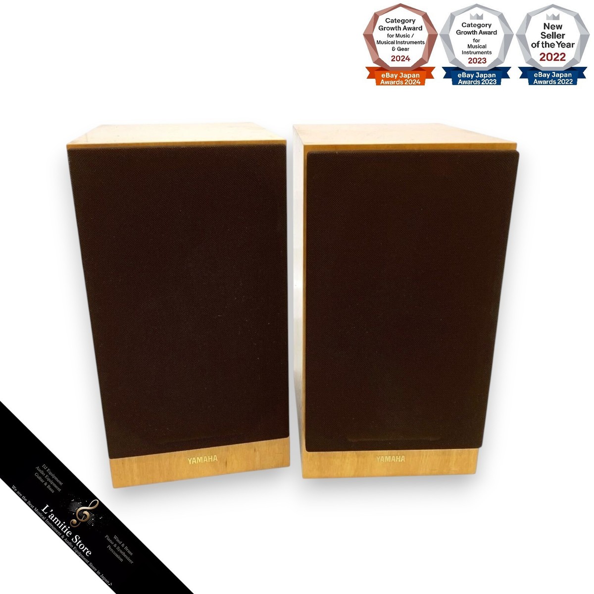 YAMAHA NS-1 Classics 2-way Wooden Speaker Bookshelf NS1 Japan