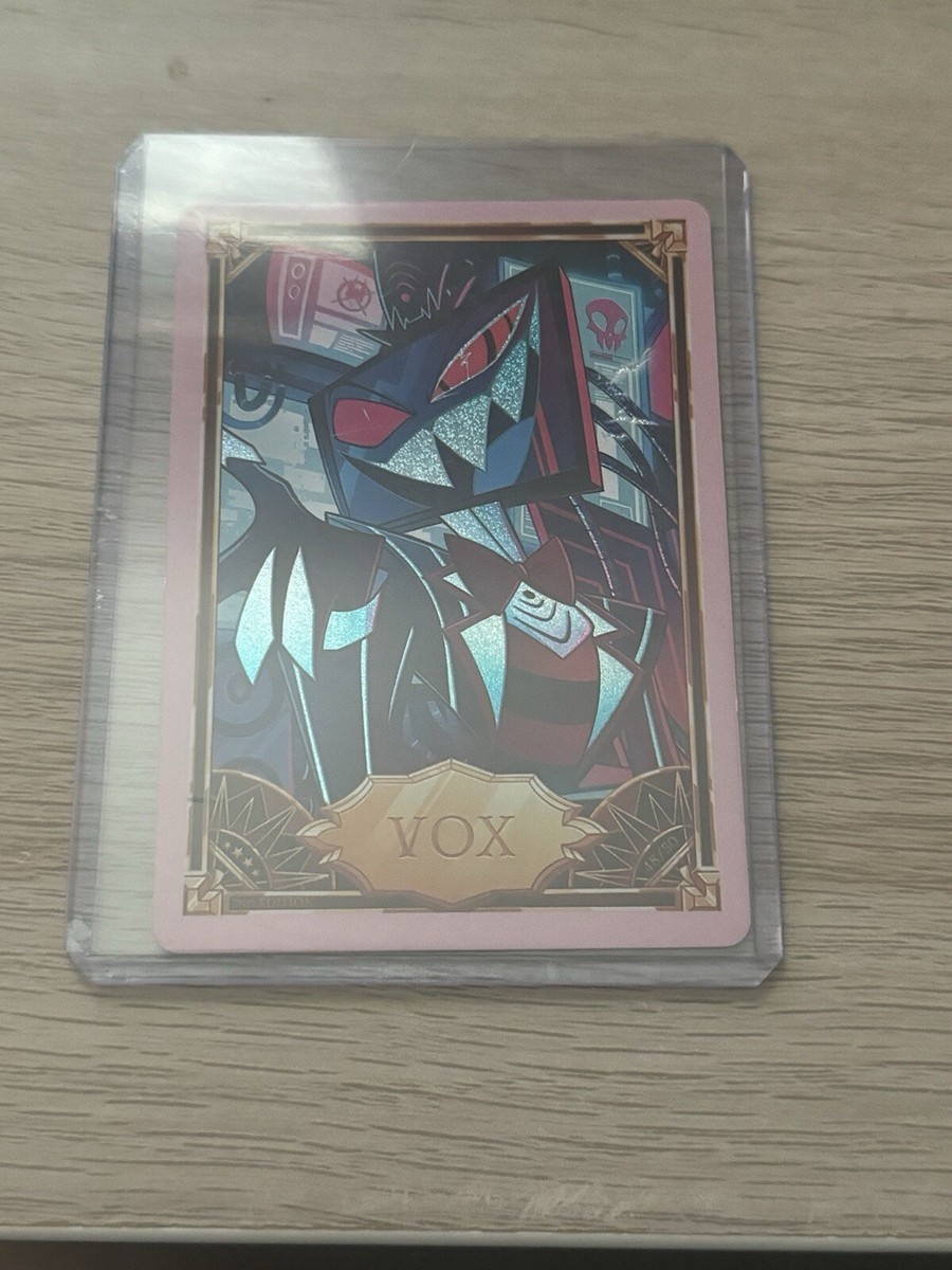 Hazbin Hotel Trading Card - Vox Ultra Rare Pink Foil 48/50 2nd
