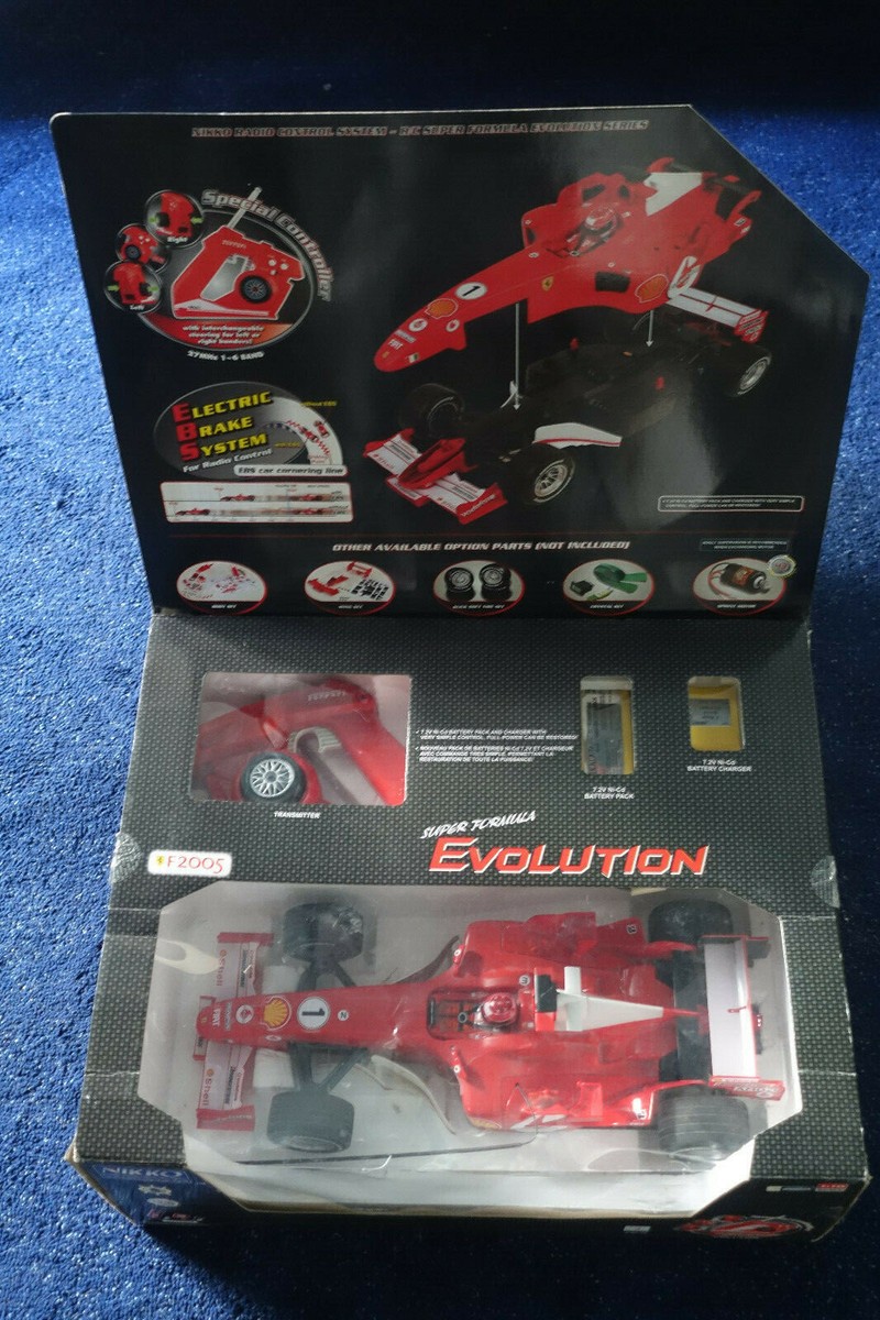NIKKO Ferrari F2005 1:10 Scale RC Radio Controlled F1 Car w/box