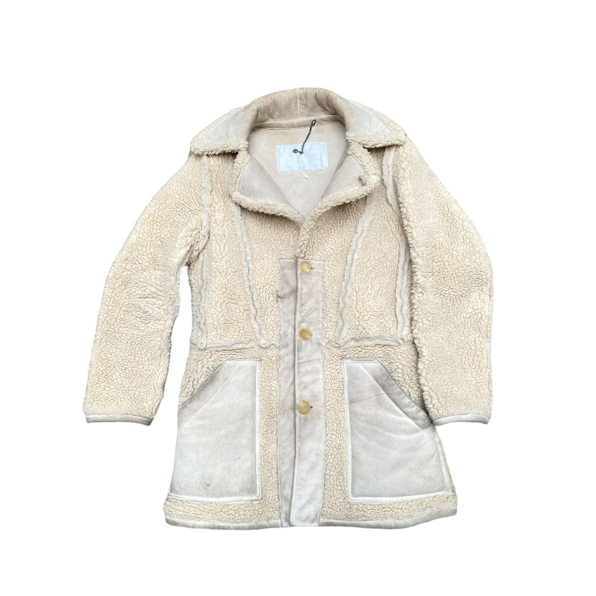 Maison Martin Margiela X H&M Reversed Suede Shearling Jacket Size