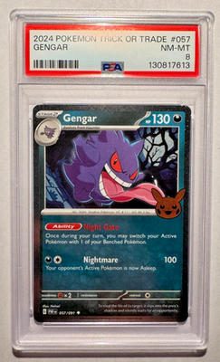 Gengar (Cosmos Holo) 057/091 Trick or Trade Booster Bundle 2024