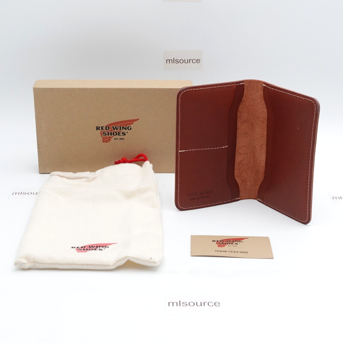 Red Wing Leather Passport Wallet 95012 Oro Russet Frontier | eBay
