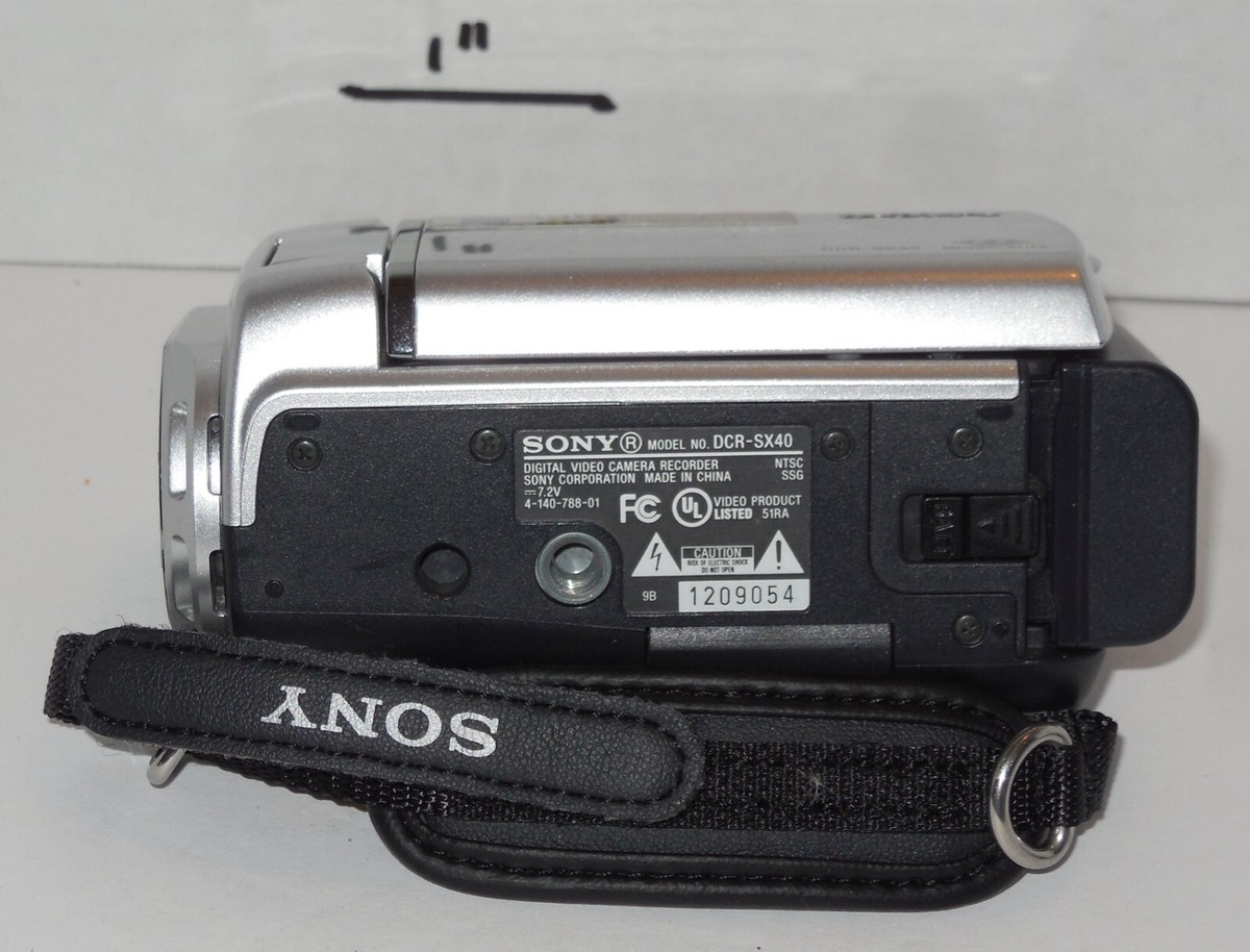 Sony DCR-SX40 4 GB Camcorder 60x Optical Zoom | eBay