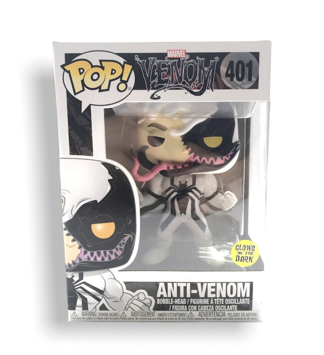 Funko Pop! Glow In The Dark Marvel Anti Venom #401 889698359757| eBay