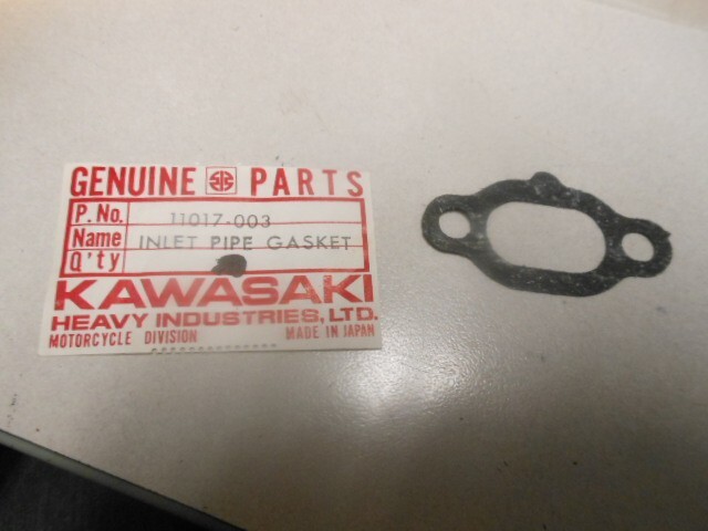 NOS Kawasaki Inlet Pipe Gaskets 1974-1975 MT1 1976-1979 KV75 11017