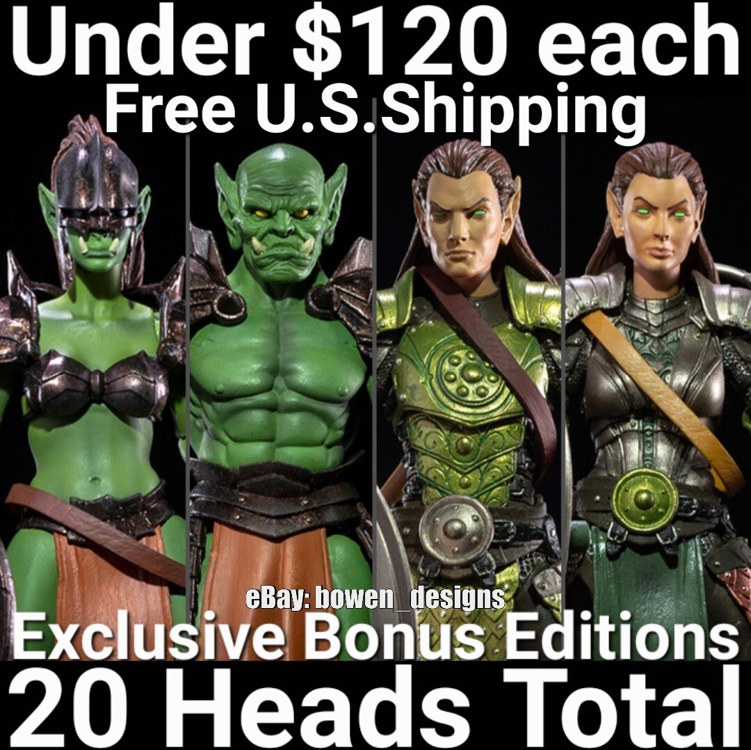 Mythic Legions Tactics War of the Aetherblade ELF ORC Deluxe