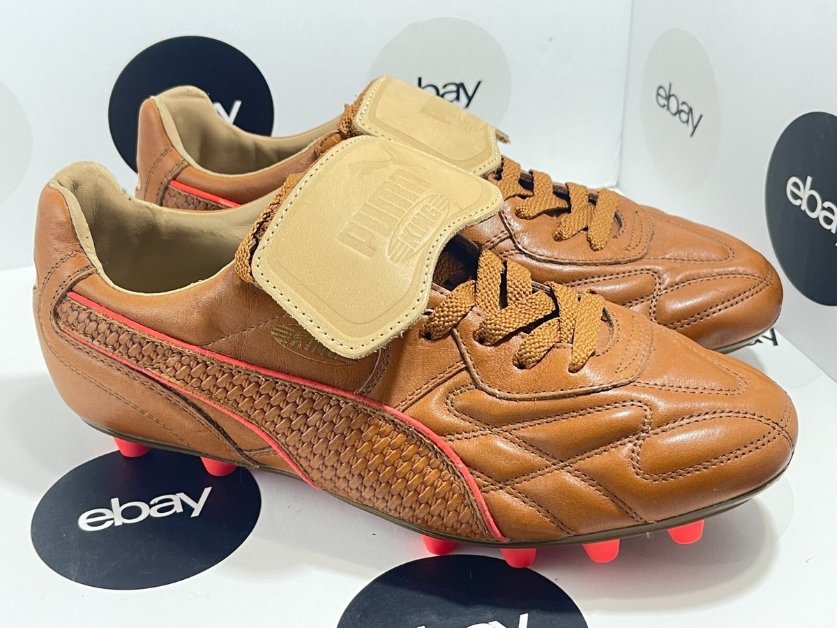 Puma King Top FG Soccer Cleats Made in Italy 'Natural Pack Brown