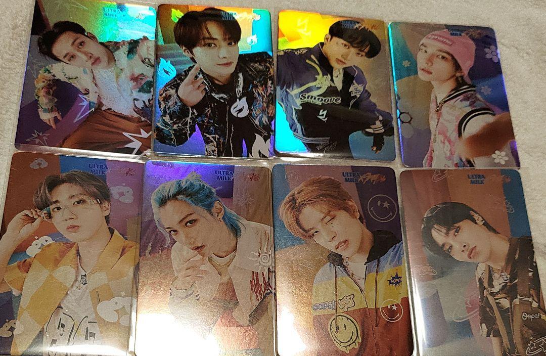 STRAY KIDS ROCK STAR 樂 STAR ULTRA MILK Official Photo card