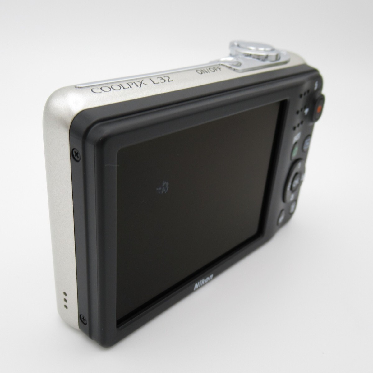 Nikon COOLPIX L32 Silver 20.1MP Compact Digital Camera W