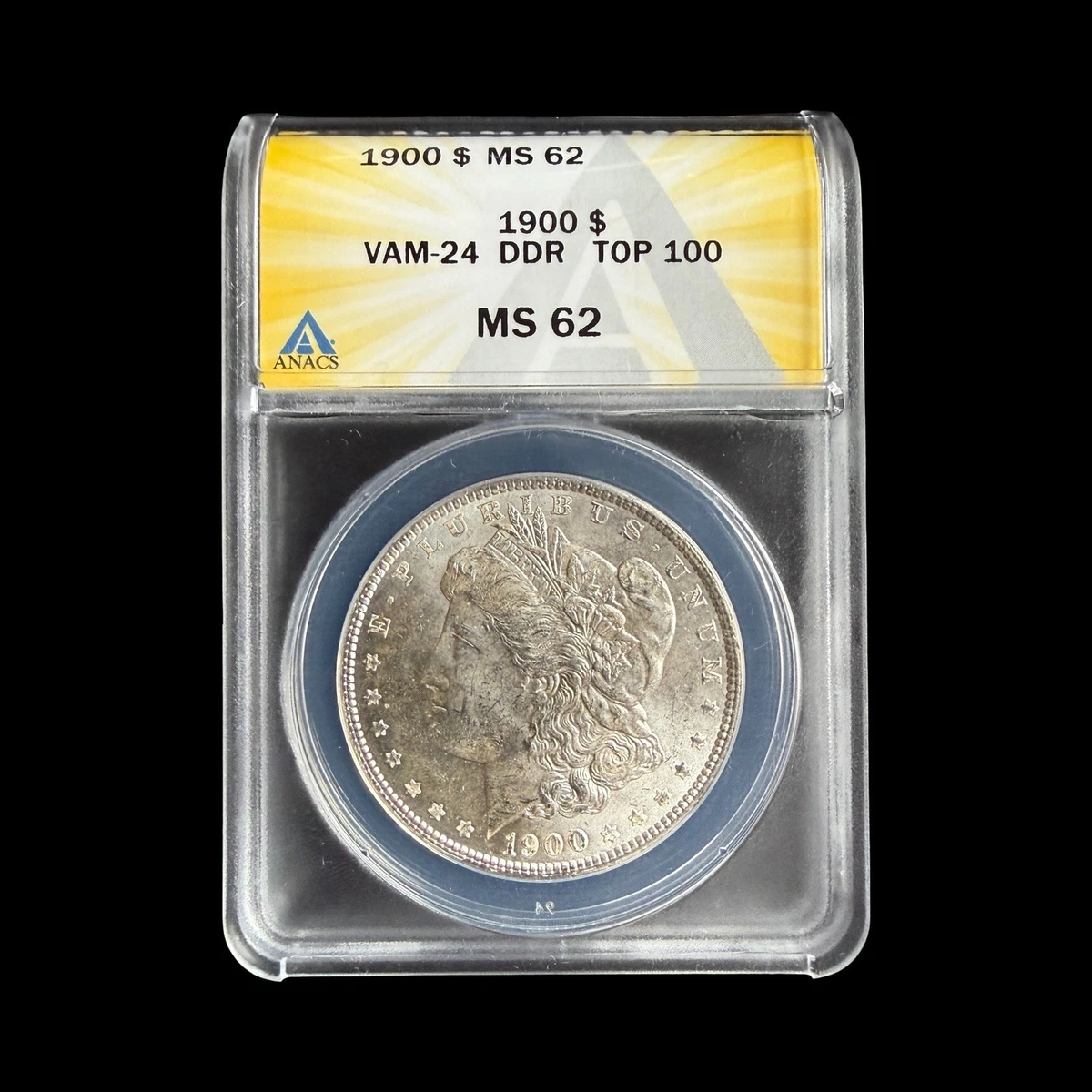 Philadelphia MS 62 Graded 1900 Year Morgan US Dollars (1878-1921
