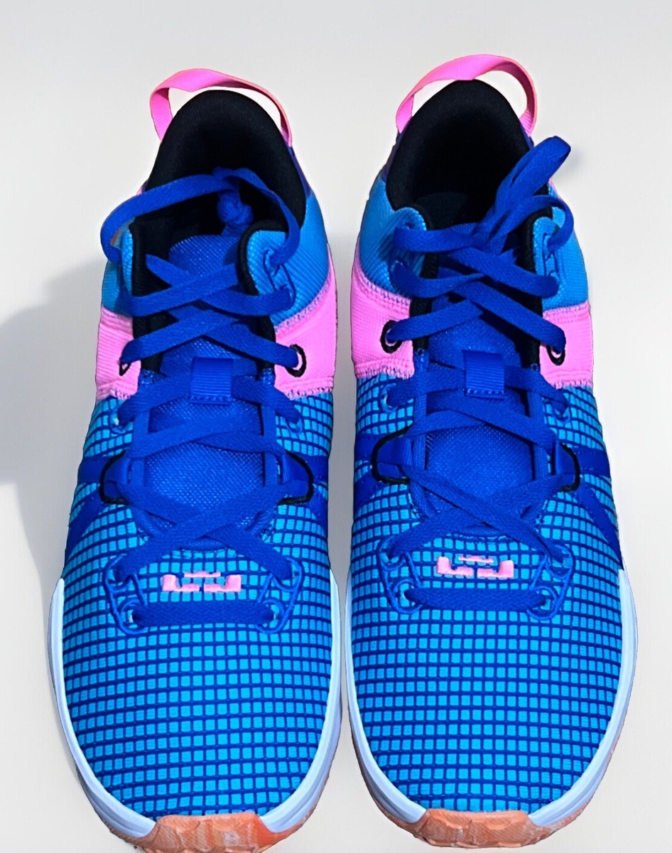 Nike LeBron Witness 7 Mens Hyper Royal Blue Lightning White No Lid