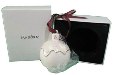 Authentic PANDORA 2018 Christmas Tree Porcelain Ornament, LIMITED