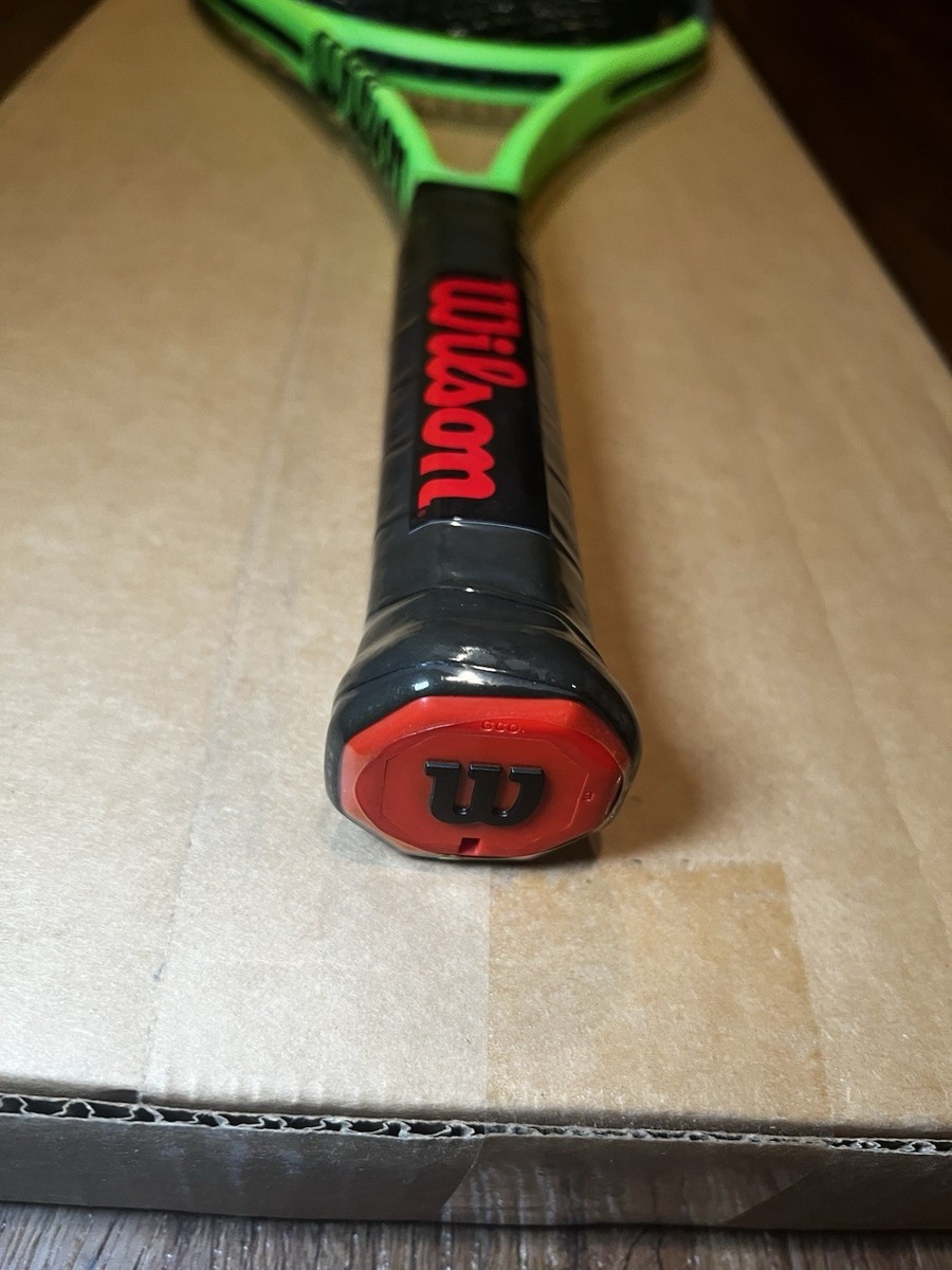 Wilson Blade 98 (16x19) V7 Tennis Racquet -- Reverse Green - Grip