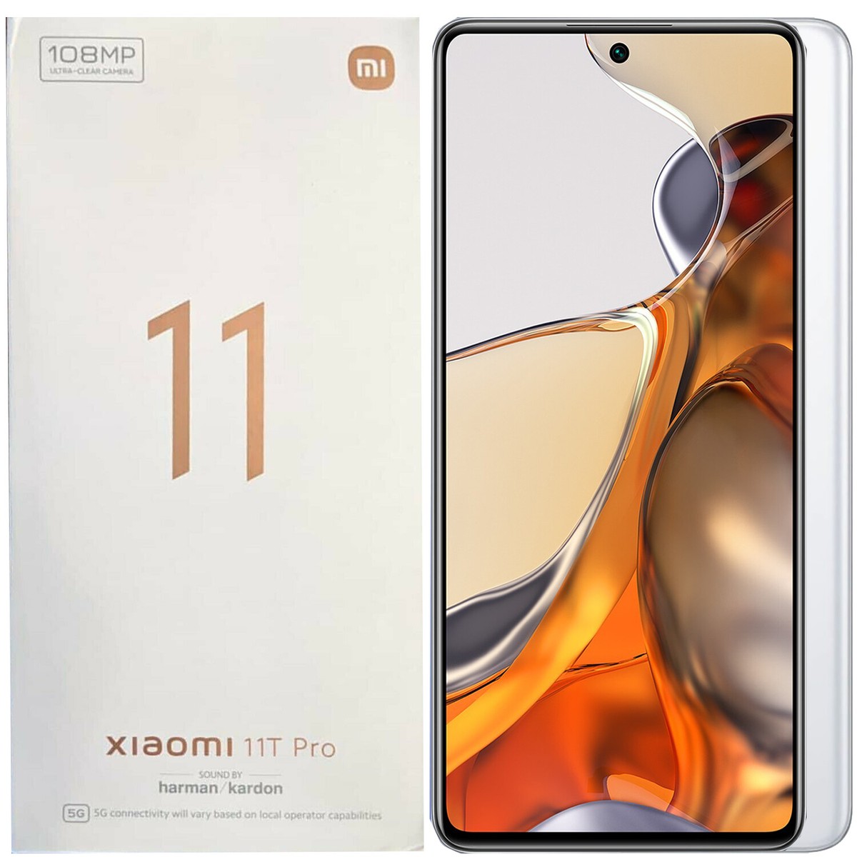 NEW Xiaomi 11T Pro 5G 256GB + 12GB 2107113SG Dual-SIM White