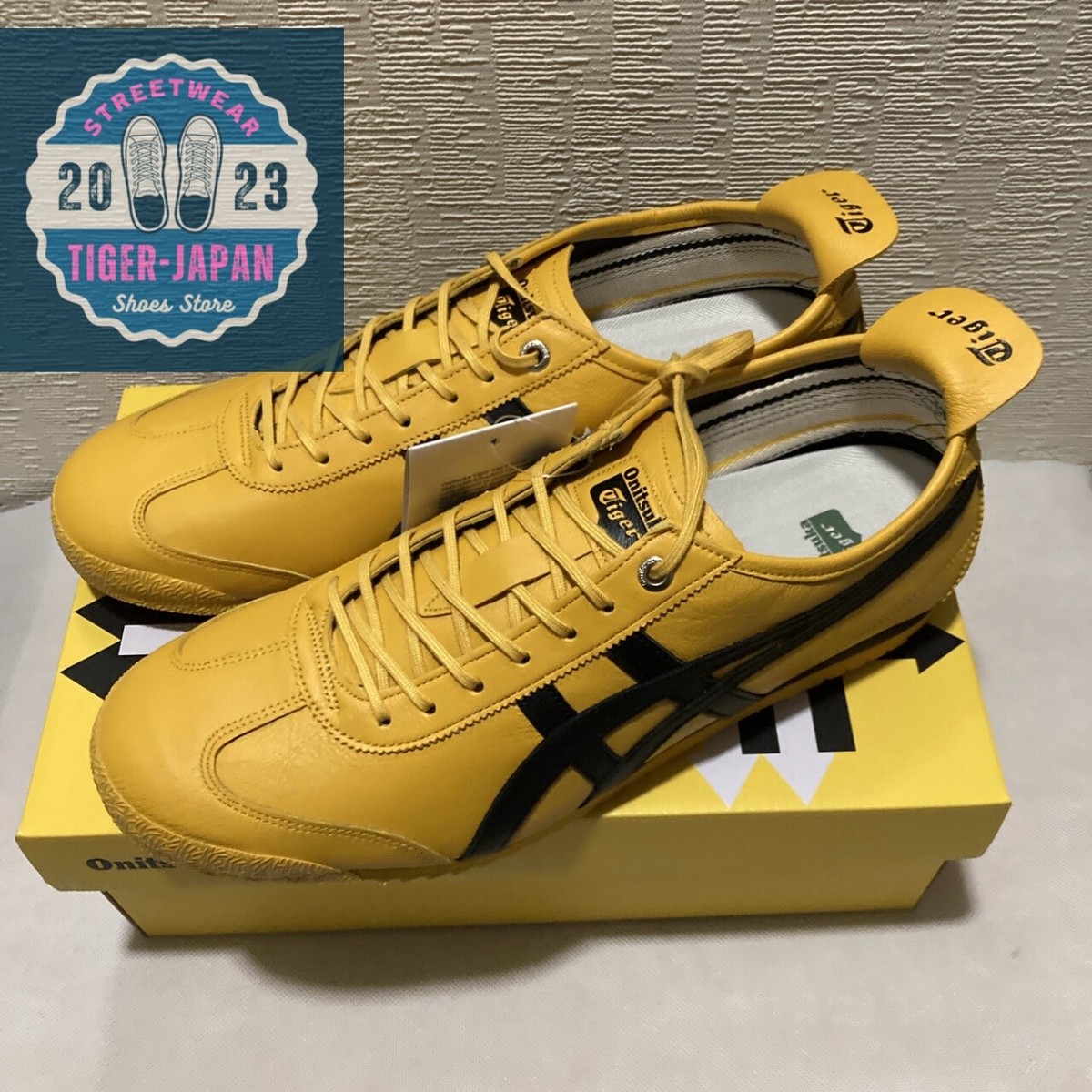 Onitsuka Tiger MEXICO 66 SD 1183A872 752 Yellow Black Unisex Shoes