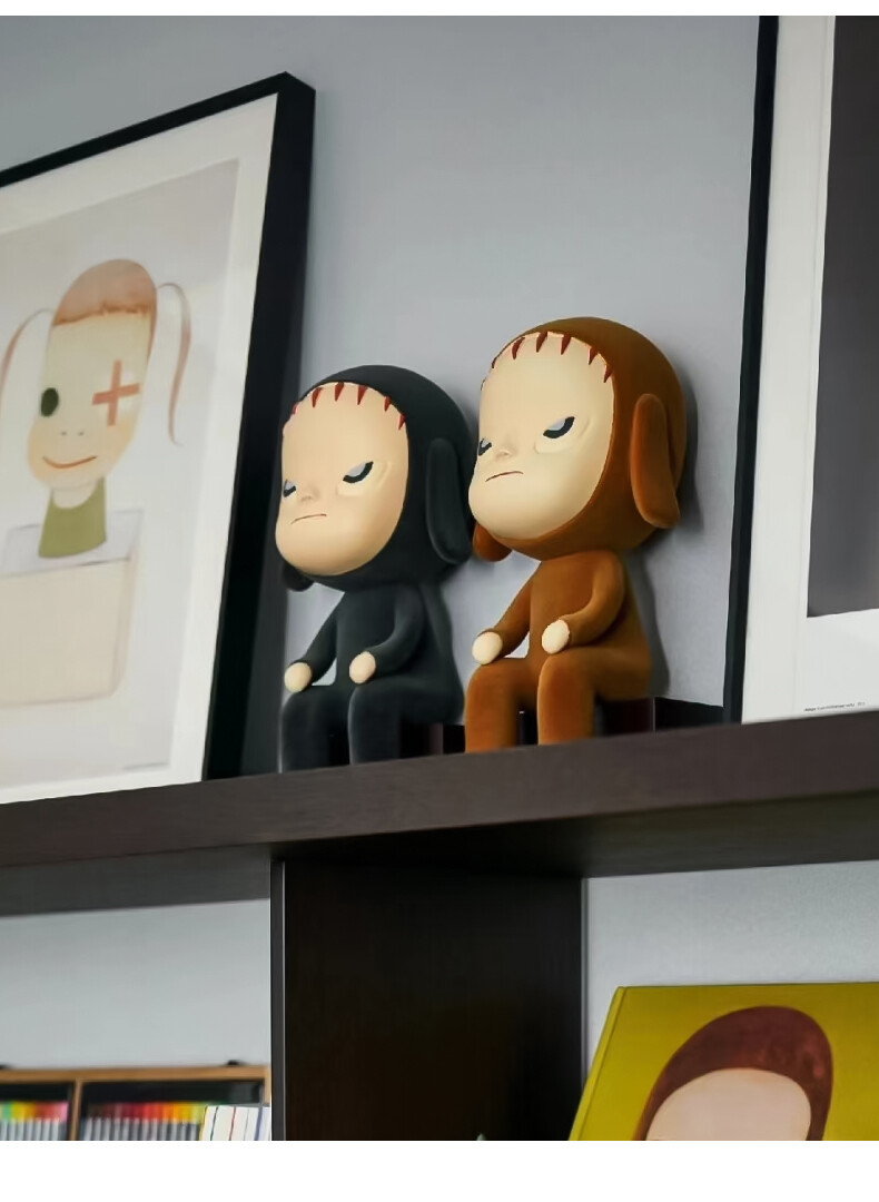 Yoshitomo Nara Insomnia Baby Doll Art Sculpture Home Decoration