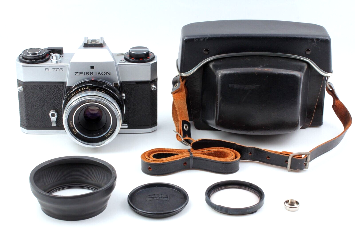 SLR Zeiss Ikon SL706 35mm Film Camera w/ Carl Zeiss Tessar 2.8/50