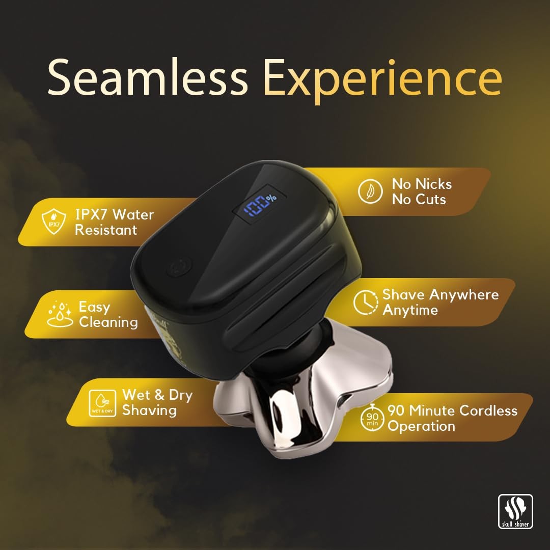 Skull Shaver Pitbull Gold PRO GX5 Electric Head Face Shaver for