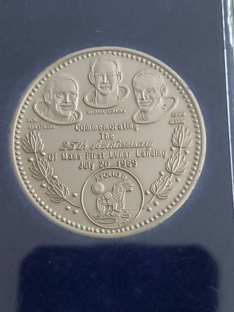 Apollo 11 XI 1969-1994 25th Anniversary Coin Vintage Rare | eBay