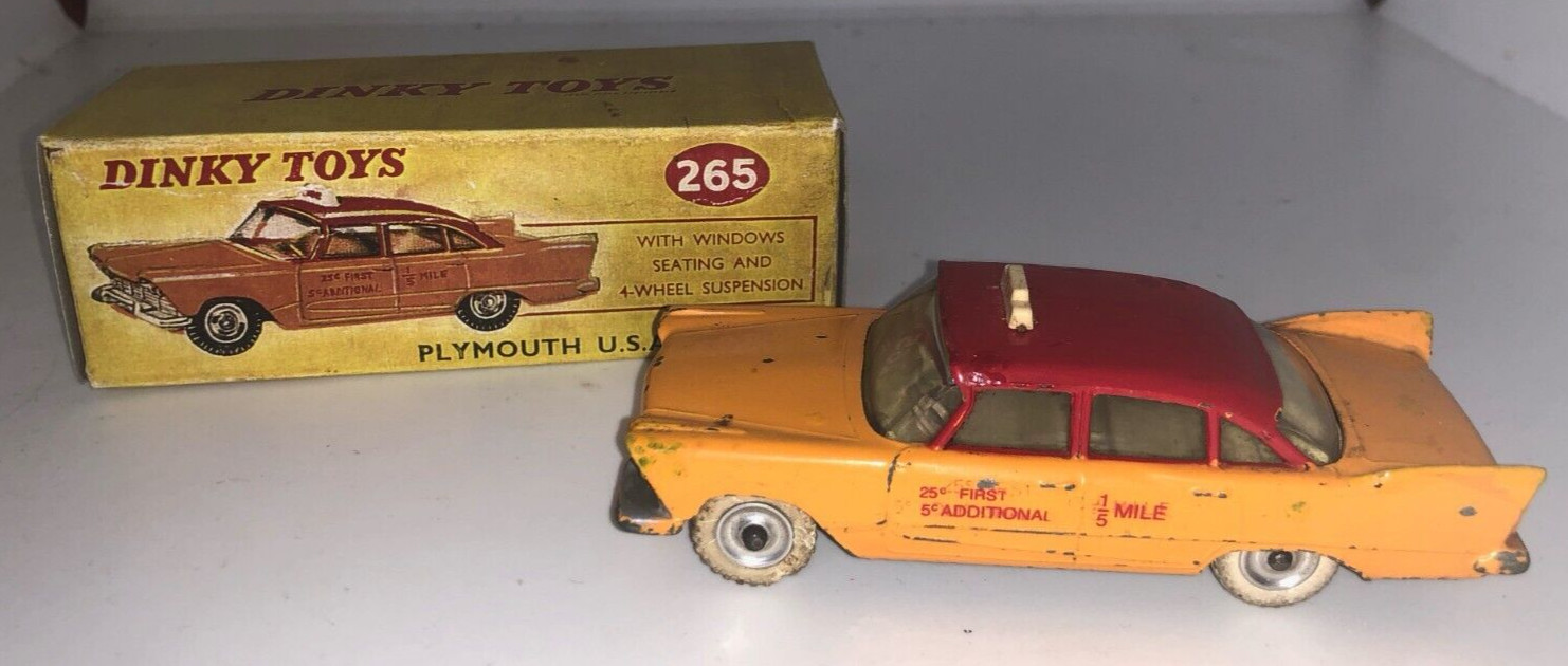 Dinky 265, Plymouth Taxi - Free Price Guide & Review