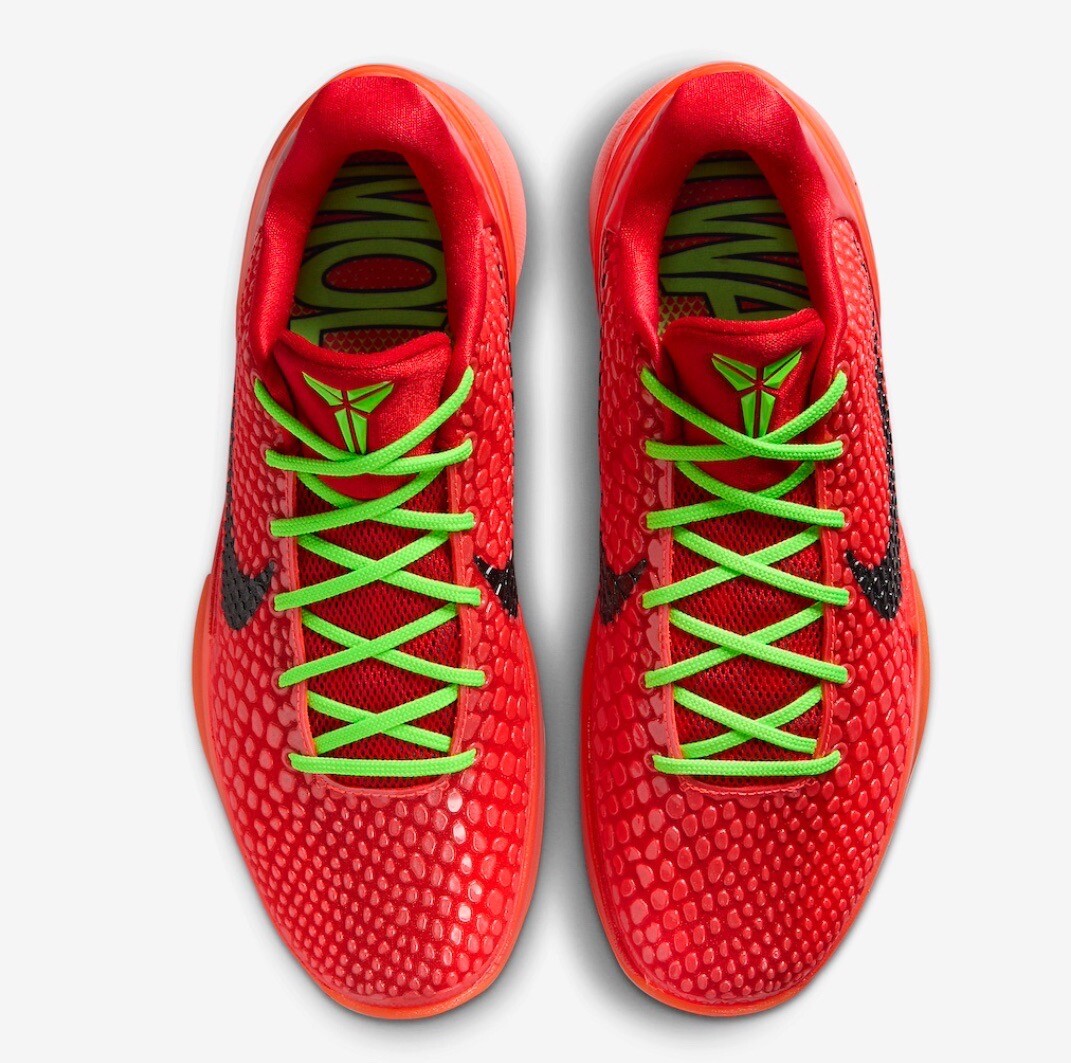 Sz 10.5- Brand New 2023 Zoom Kobe 6 Protro 'Reverse Grinch' FV4921