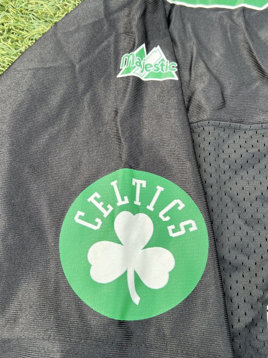 Vintage Boston Celtics Basketball NBA Majestic Football Style