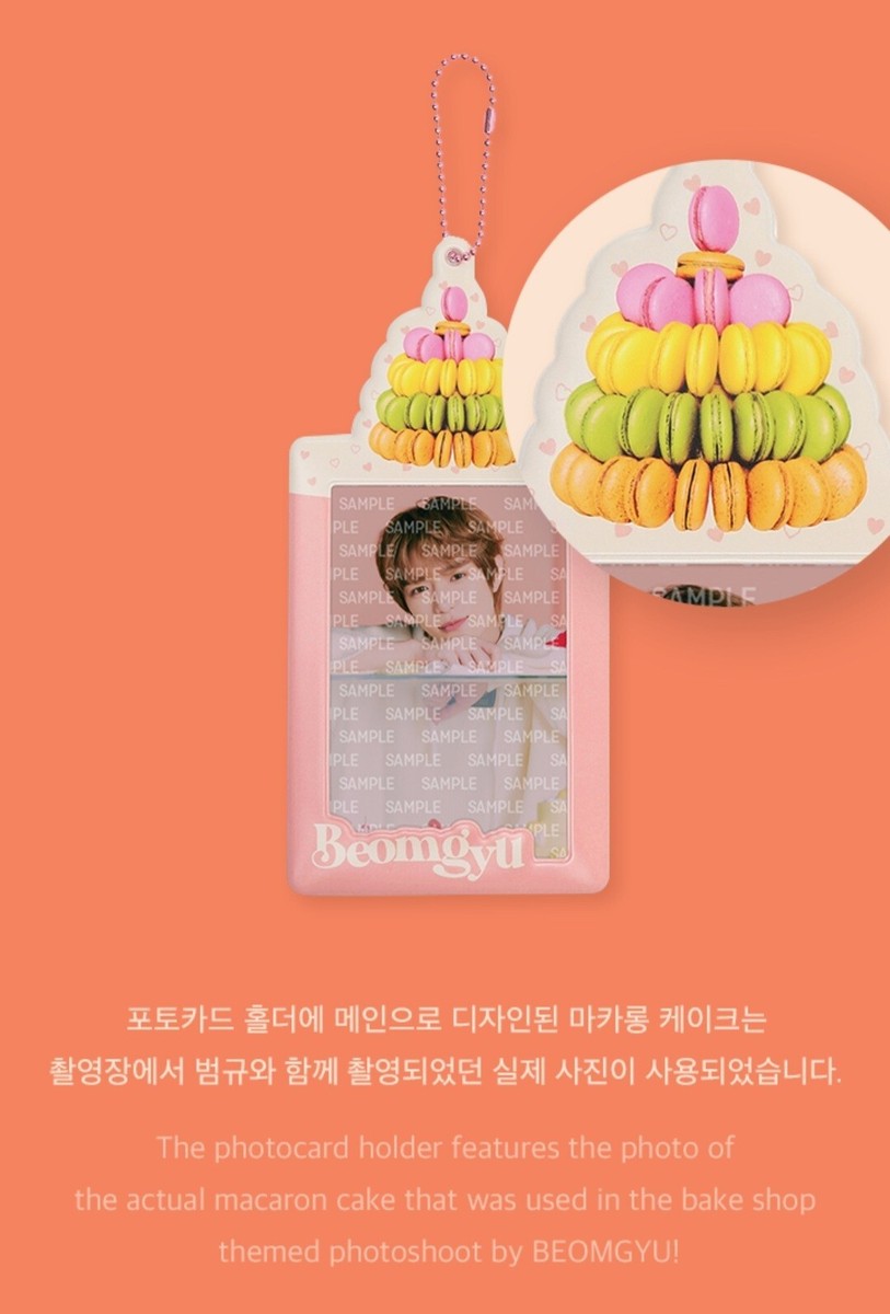 TXT Beomgyu's birthday Bake Shop Photocard and Holder Set | eBay