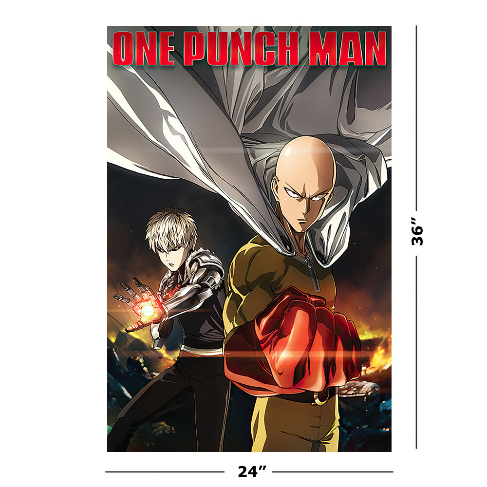 One Punch Man - TV Show Poster / Print (Destruction) (Size: 24