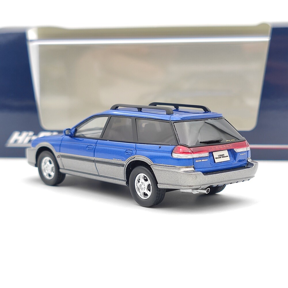 Hi-Story 1/43 Subaru Legacy Grand Wagon 1996 Blue HS324BL Resin