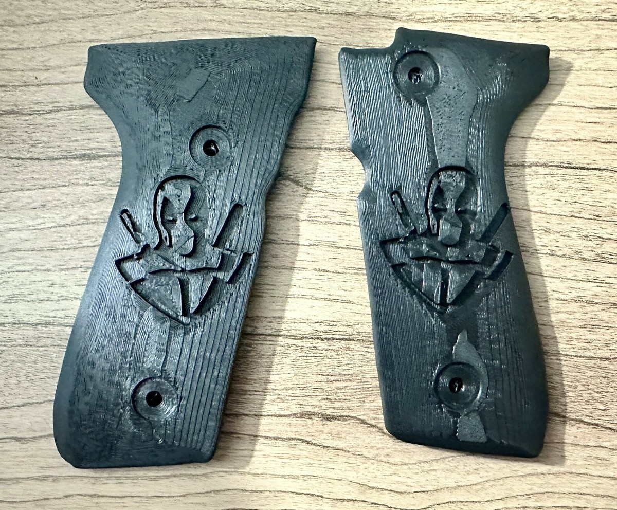 Grips for Beretta 92FS 96D or Girsan Regard Deadpool | eBay