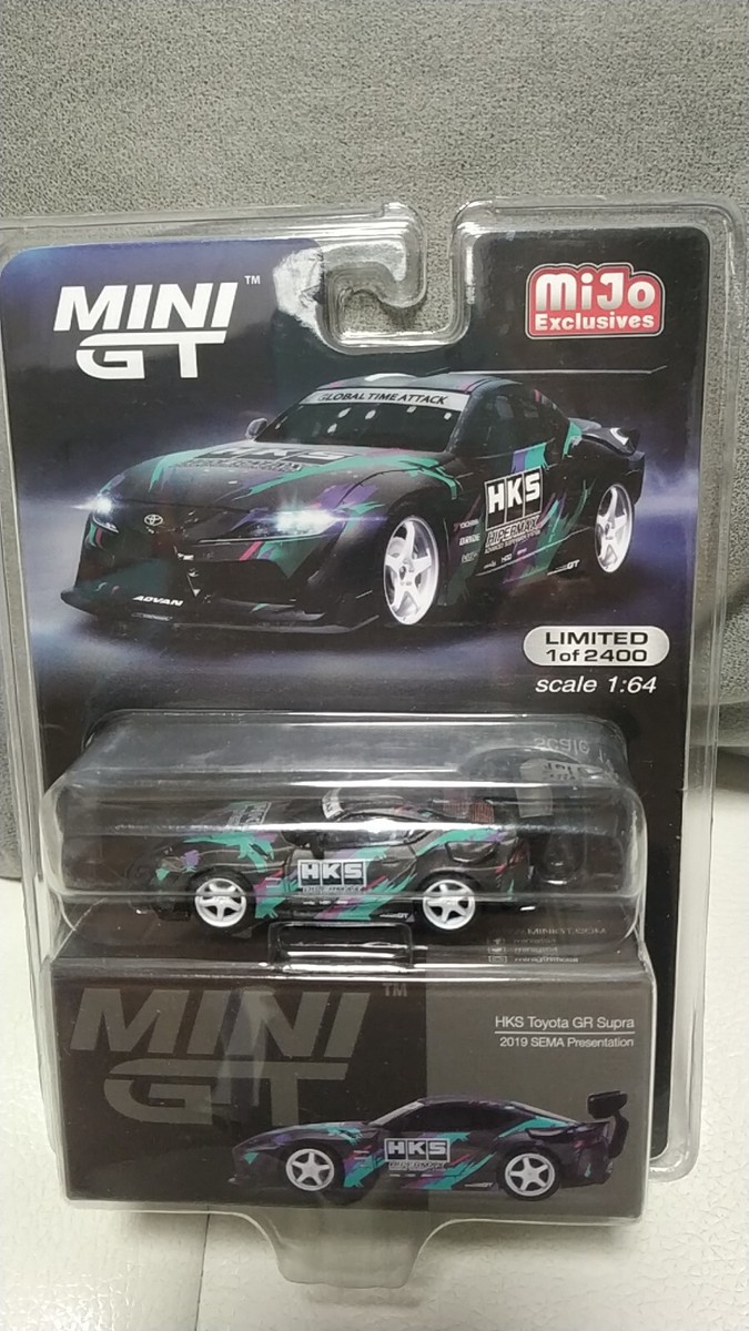 MINI GT 212 HKS Toyota GR Supra 2019 SEMA Presentation mijo | eBay