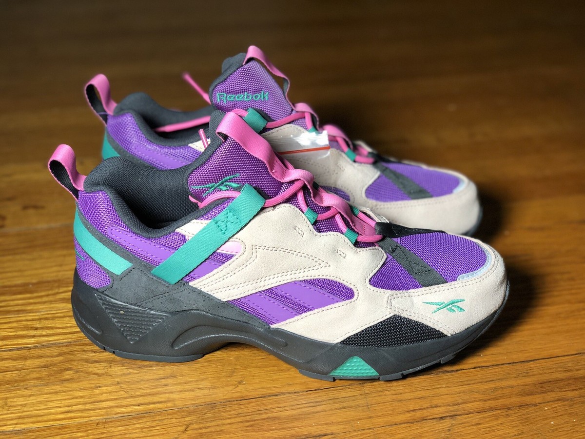 REEBOK AZTREK 96 ADVENTURE SHOES 'TRUE GREY / EMERALD ' - Size 9