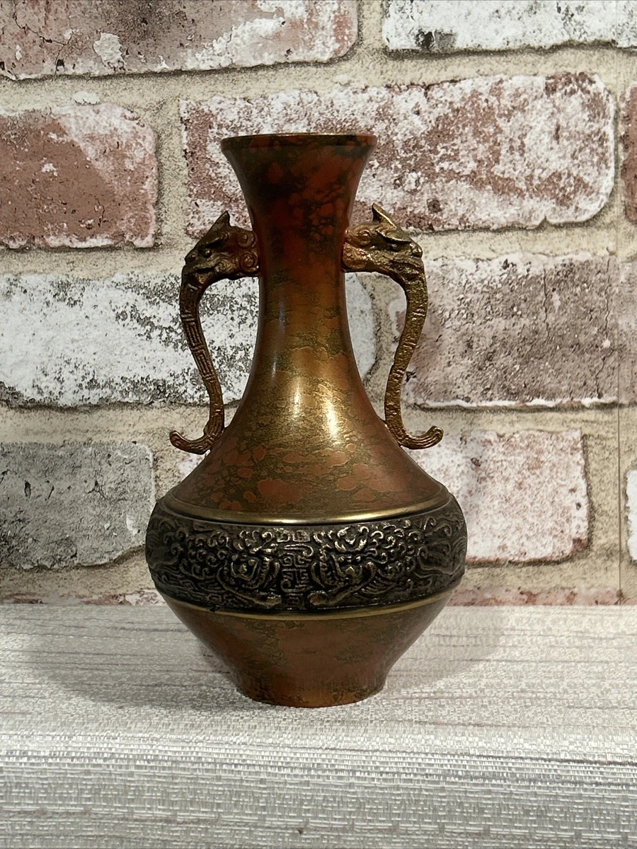 铜日本古董花瓶| eBay