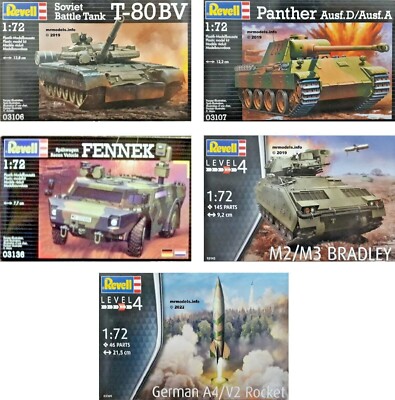 Revell 1/72 1/76 Military Vehicle Tank New Plastic Model Kit 1 72