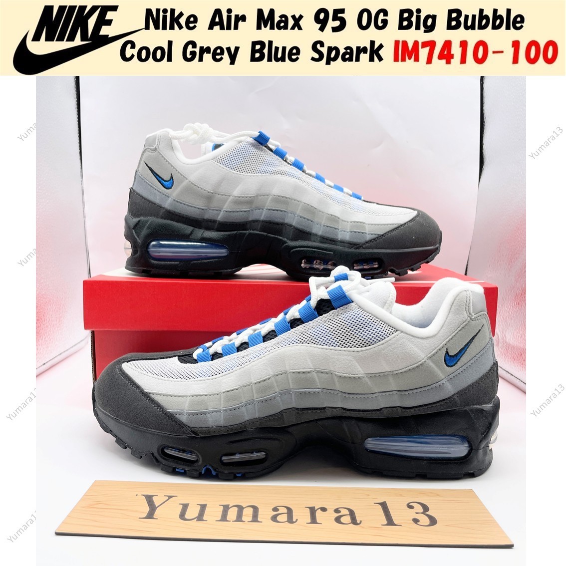 Nike Air Max 95 OG Big Bubble Cool Grey Blue Spark IM7410-100