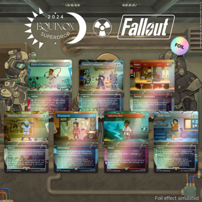 Magic the Gathering (MTG) Secret Lair x Fallout: S.P.E.C.I.A.L