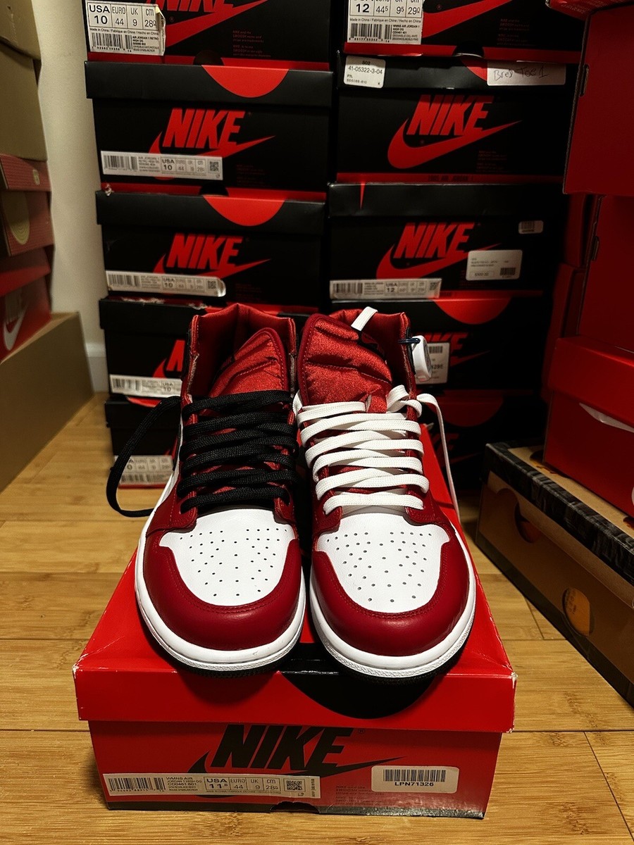 Size 11.5 - Air Jordan 1 Retro OG High Satin Red W 194493889157| eBay