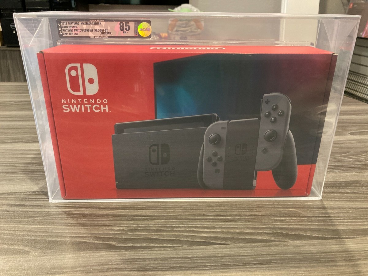 Nintendo Switch Gray Joy-Con Edition Console, New, Graded VGA 85