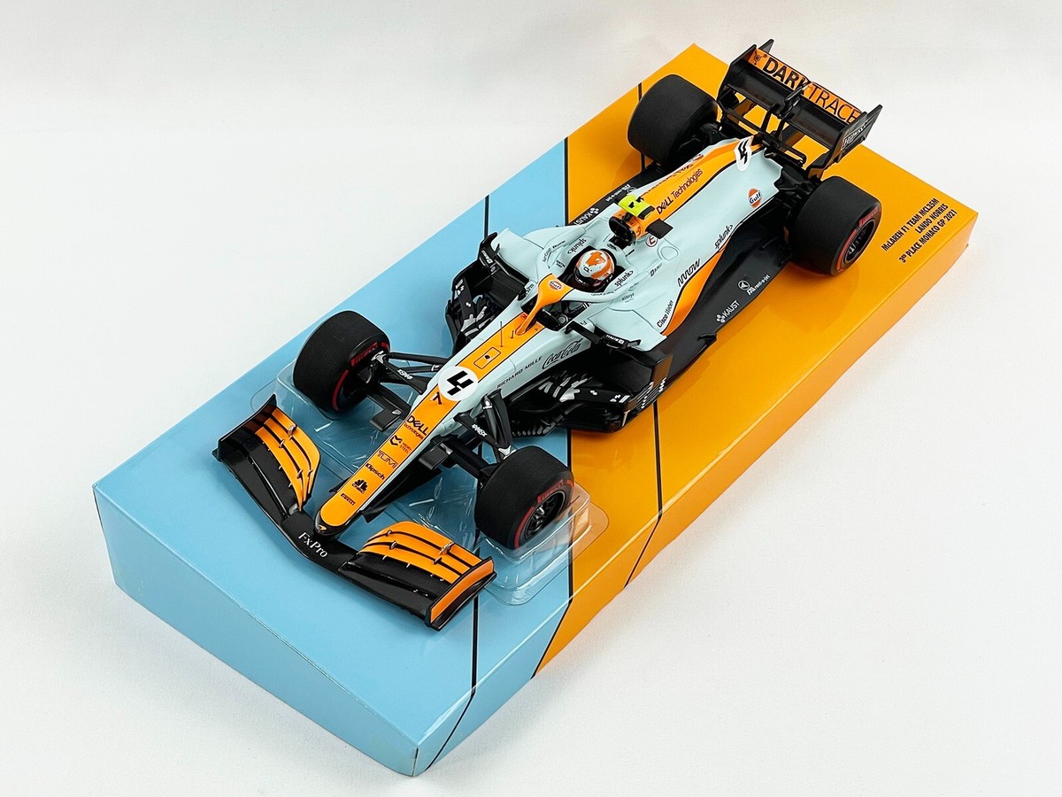Mclaren F1 MCL35M #4 Lando Norris Monaco GP 2021 3rd Gulf Livery 1