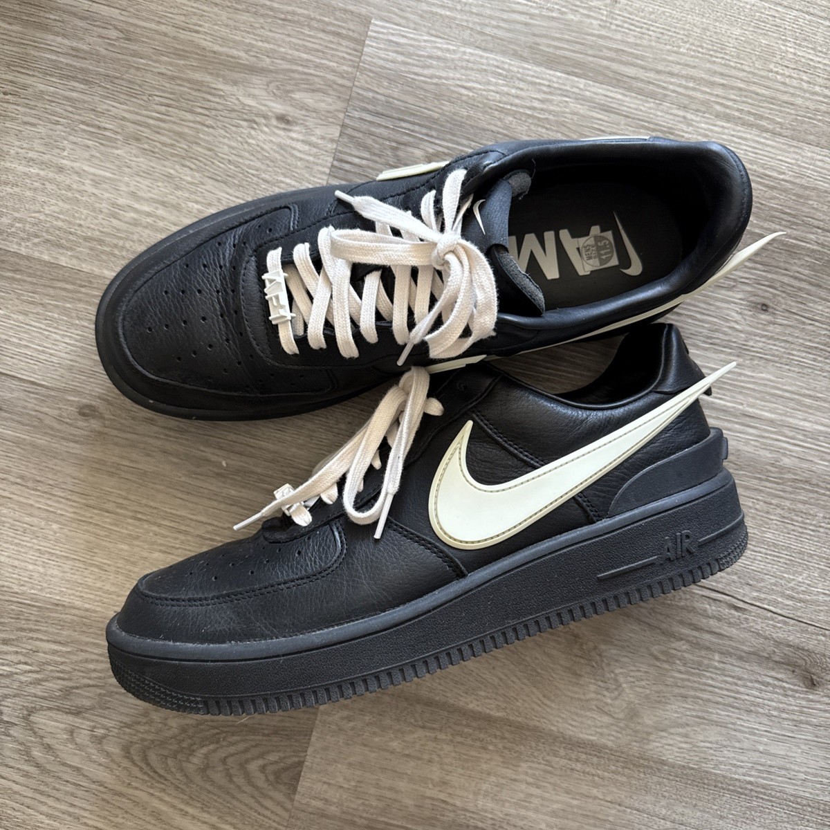 Size 11.5 - Nike AMBUSH x Air Force 1 Low Black | eBay