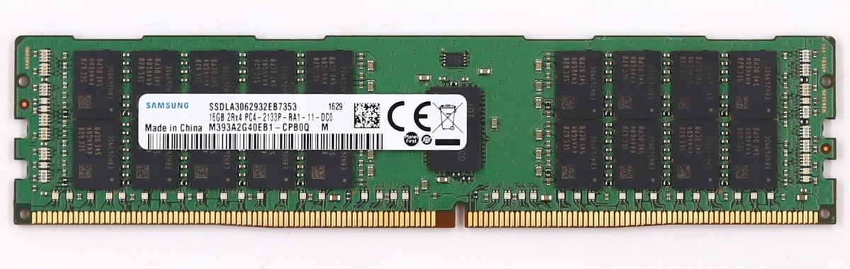 Samsung 16GB 2Rx4 PC4-2133P-RA1-11-DC0 ECC REG Memory M393A2G40EB1