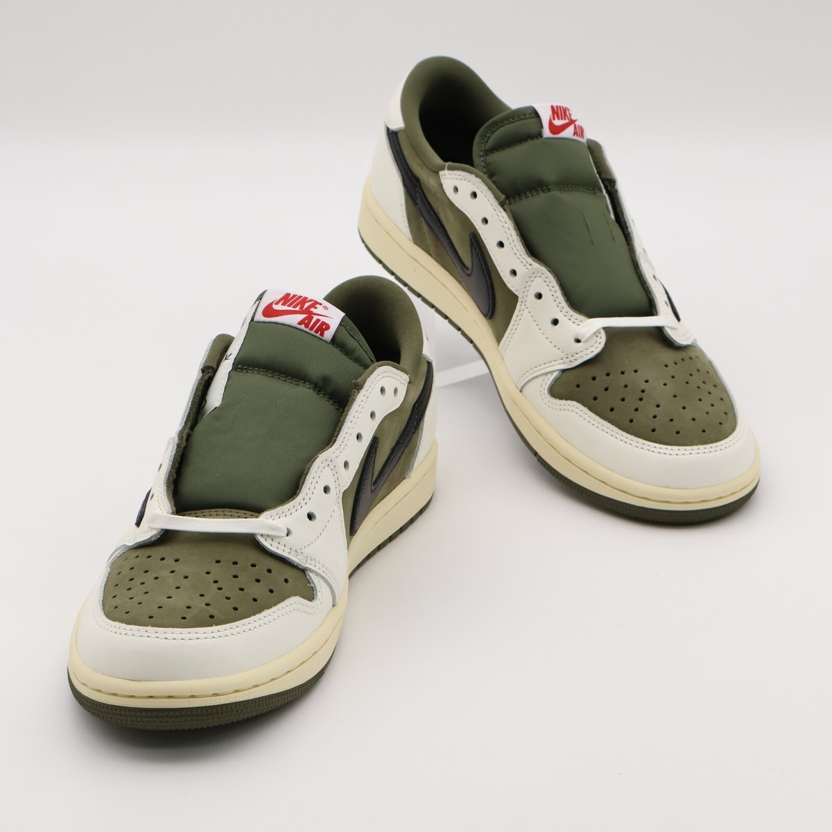 DM7866-200 Travis Scott Nike Air Jordan 1 Low OG SP Reverse Olive