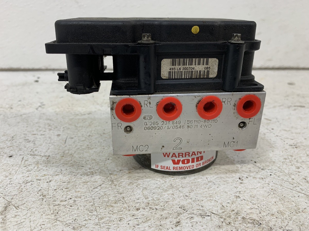2007-2009 Suzuki SX4 AWD M/T abs pump & control module 56110-80J10