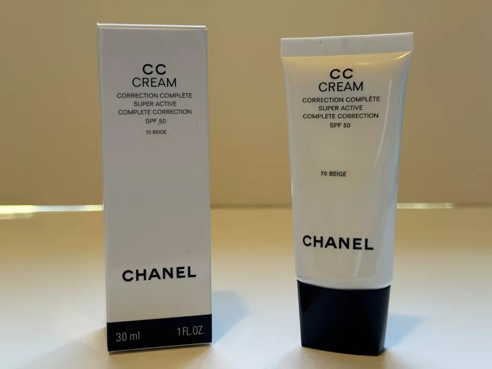 CHANEL CC CREAM 70-BEIGE SUPER ACTIVE CORRECTION SUNSCREEN SPF 50