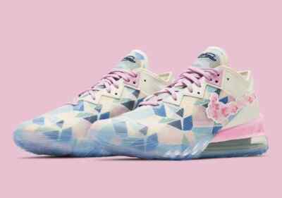 Nike LeBron 18 Low atmos Cherry Blossom Size 14. CV7562-101 | eBay