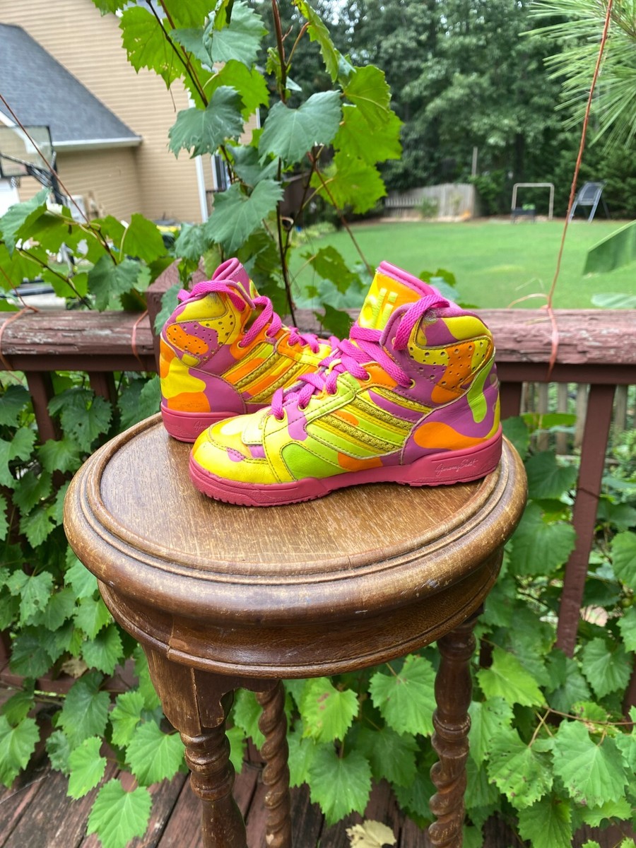 BABY SIZES 10K Adidas Jeremy Scott Neon Camouflage G95752
