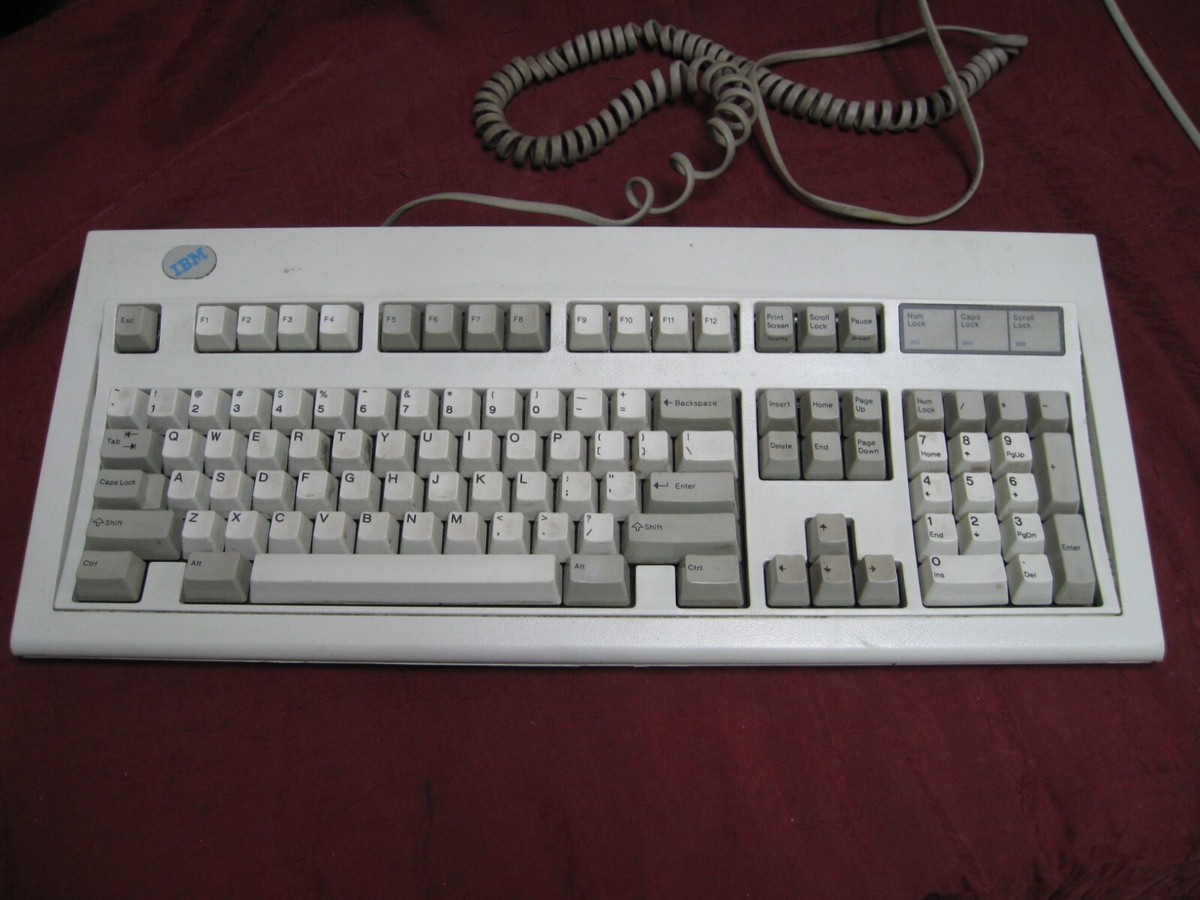 IBM Model M Mechanical Keyboard Vintage Keyboard 71G4644 ps 2 plug